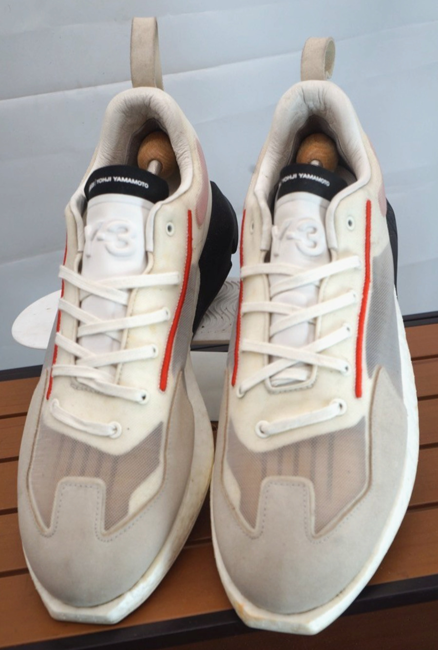 adidas Y-3 Orisan White Red Cyan comfort Sports casual shoes FX1411 Sz 12